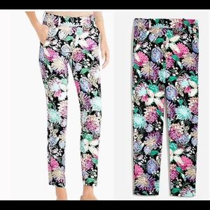 NWT J.Crew Corinth Floral Printed Ruby Pants